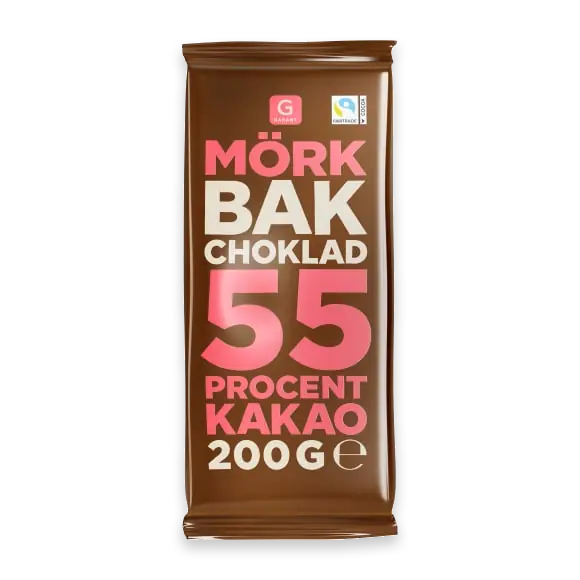 Bakchoklad Mörk 55%