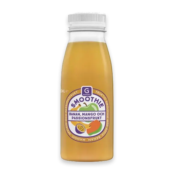 Banan Mango Passionfrukt Smoothie