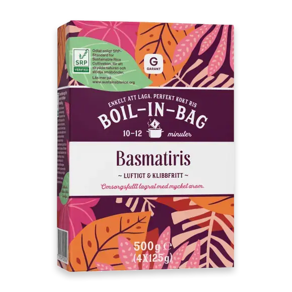 Basmati Boil-in-bag 4x125g