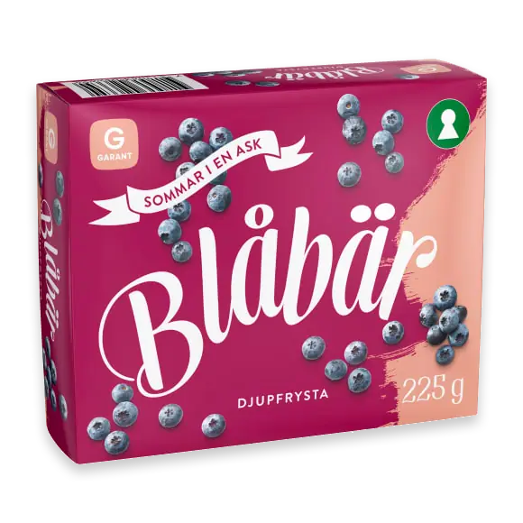 Blåbär Frysta