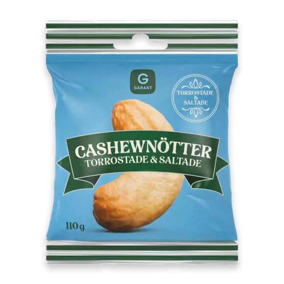 Cashewnötter Rostade Saltade