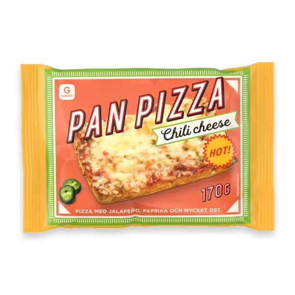 Chili Cheese Pan Pizza Fryst