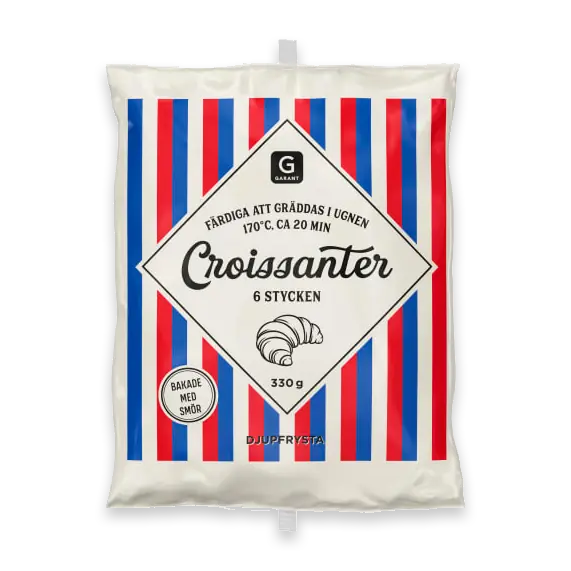 Croissanter Frysta/6-pack