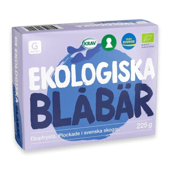 Blåbär Ekologiska Frysta