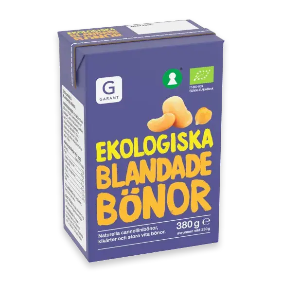 Blandade Bönor Ekologiska