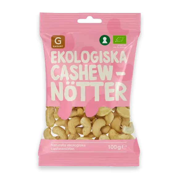 Cashewnötter Ekologiska