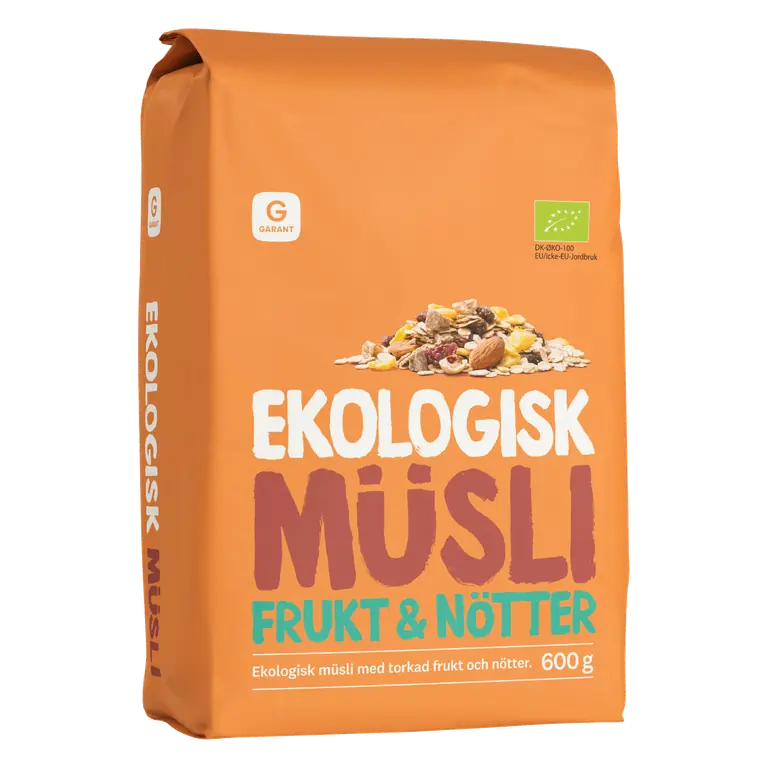 Frukt Nötter Musli