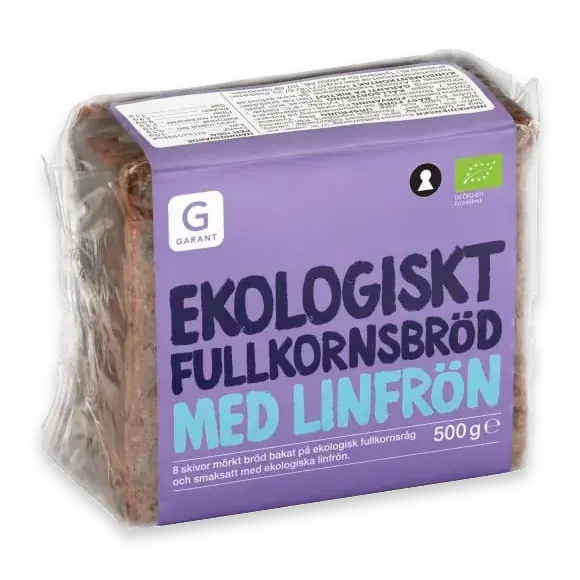 Fullkornsbröd med Linfrön 8-skivor Fullkronsrå