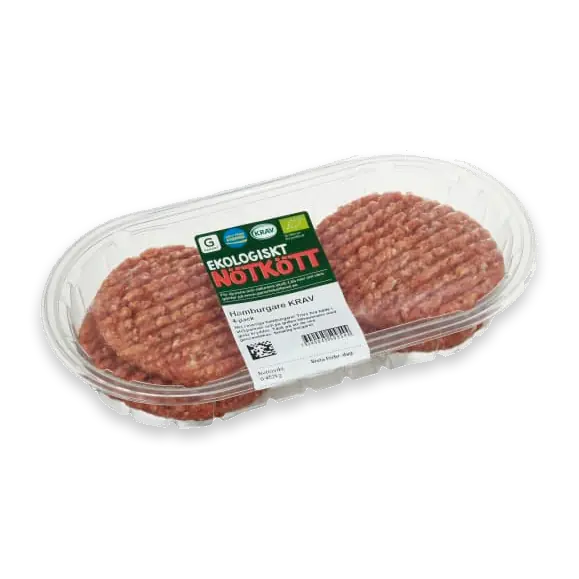 Hamburgare Nötkött 4-pack Sverige