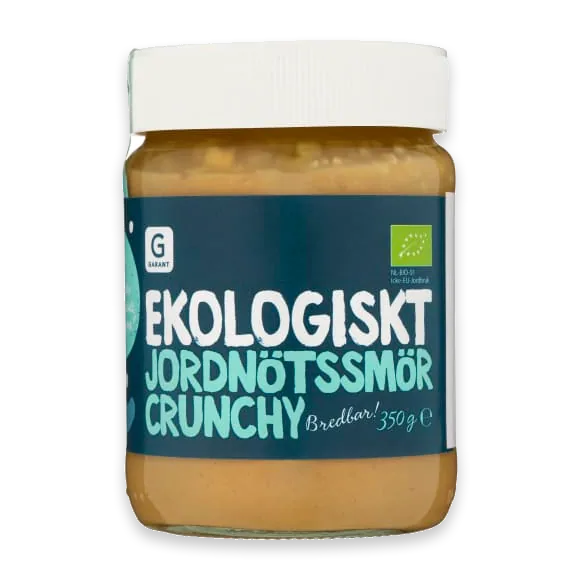 Jordnötssmör Crunchy Ekologiskt