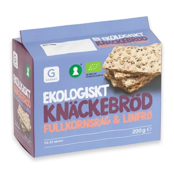 Knäckebröd Fullkornsråg Linfrö