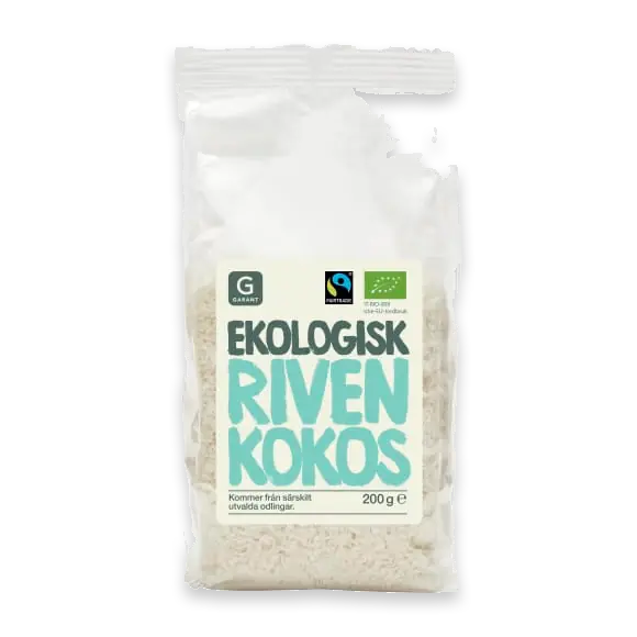 Kokos Riven Ekologisk