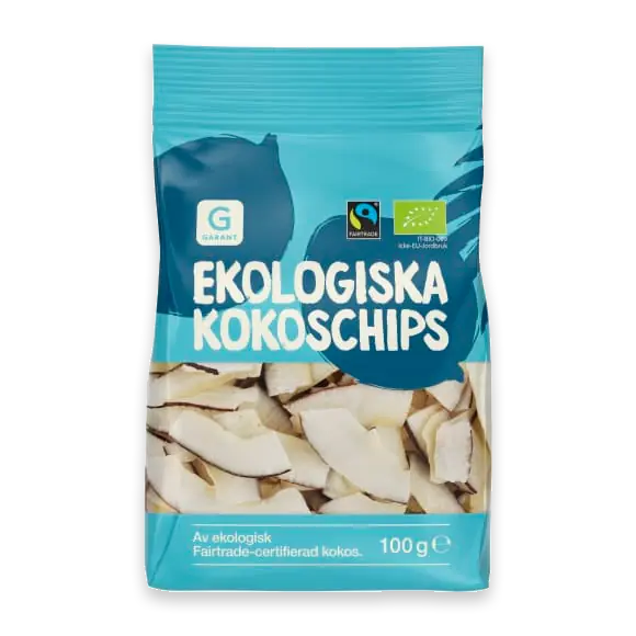 Kokoschips Naturella Ekologiska