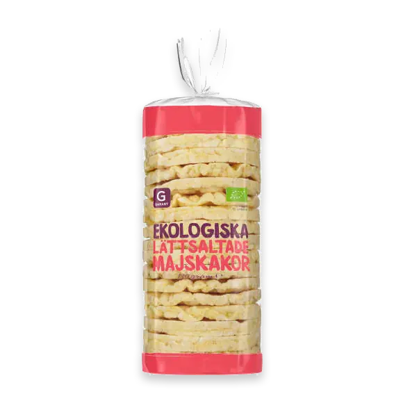 Lättsaltade Majskakor