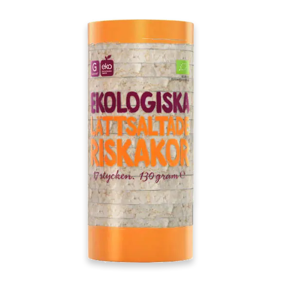 Lättsaltade Riskakor Eko