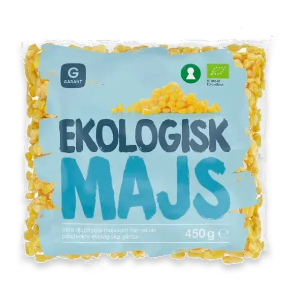 Majskorn Ekologisk Frysta