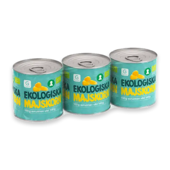 Majskorn Ekologiska 3-pack