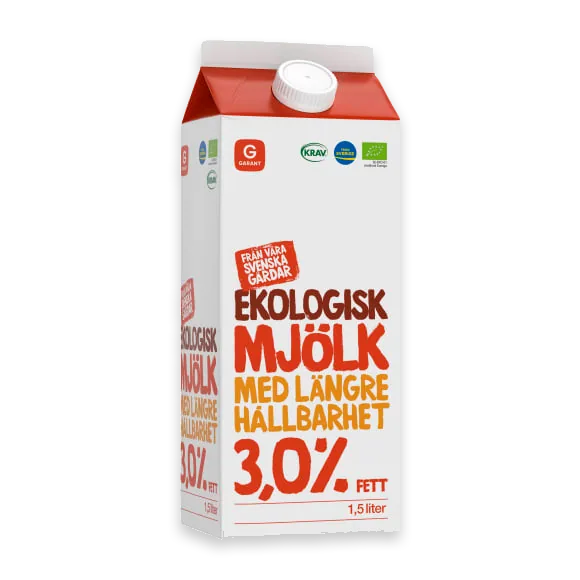 Mjölk Längre Hållbarhet Ekologisk 3%