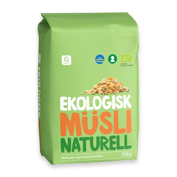 Müsli Naturell Ekologisk