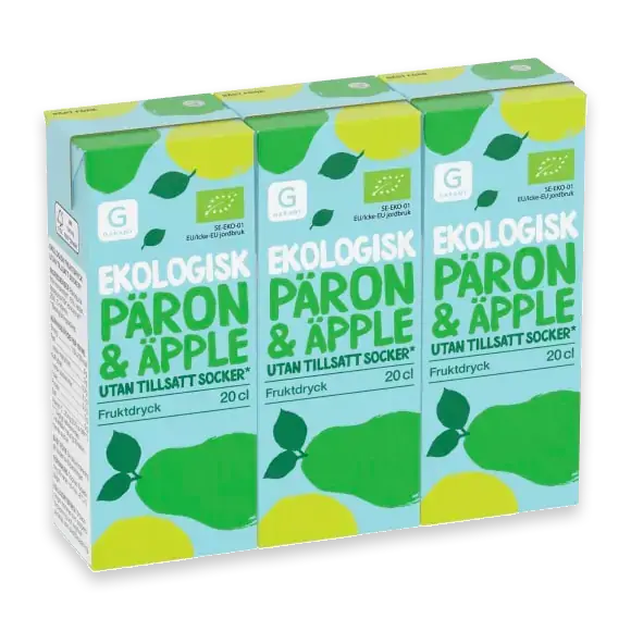 Päron Äpple Ekologisk Fruktdryck Tetra