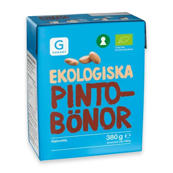 Pintobönor Ekologiska Naturella