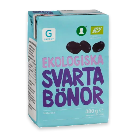 Svarta Bönor Ekologiska Naturella