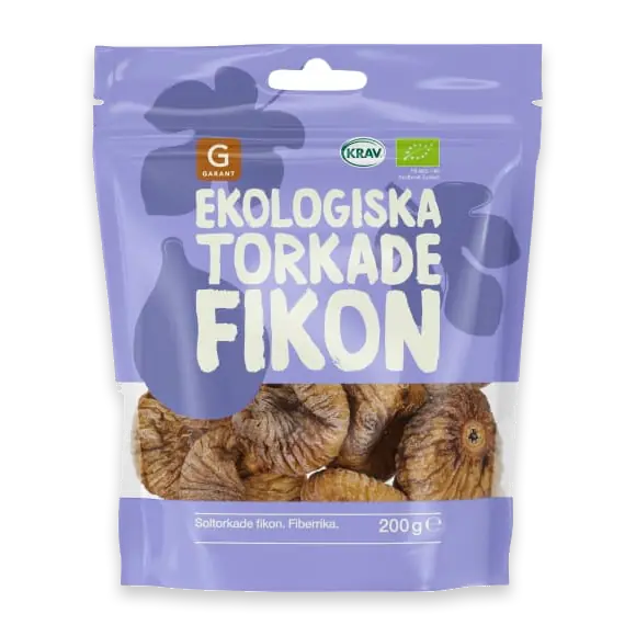 Torkade Fikon Ekologiska