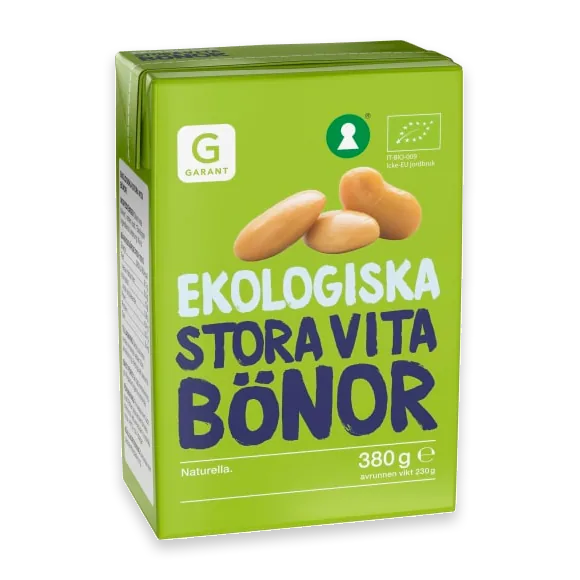 Vita Bönor Stora Naturella