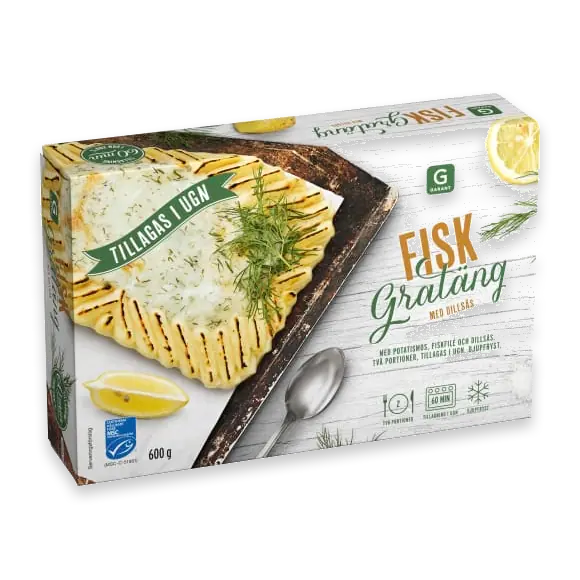 Fiskgratäng Dillsås Fryst