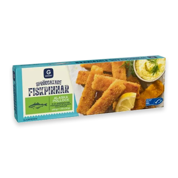 Fiskpinnar Spröda Frysta/15-pack