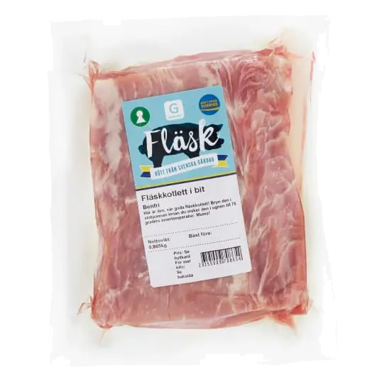 Fläskkotlett Benfri i Bit Sverige
