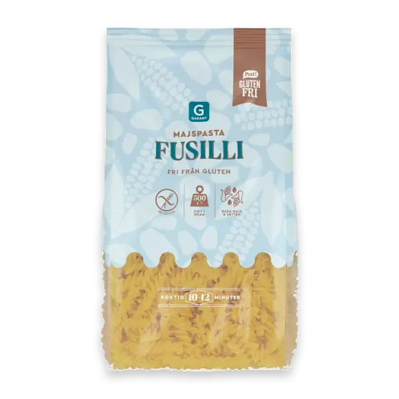 Fusilli Majspasta Glutenfri