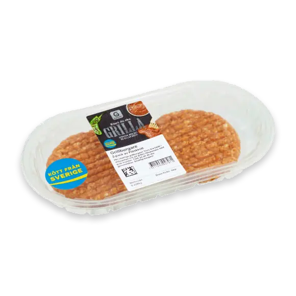 Grillburgare Bbq av Fläsk