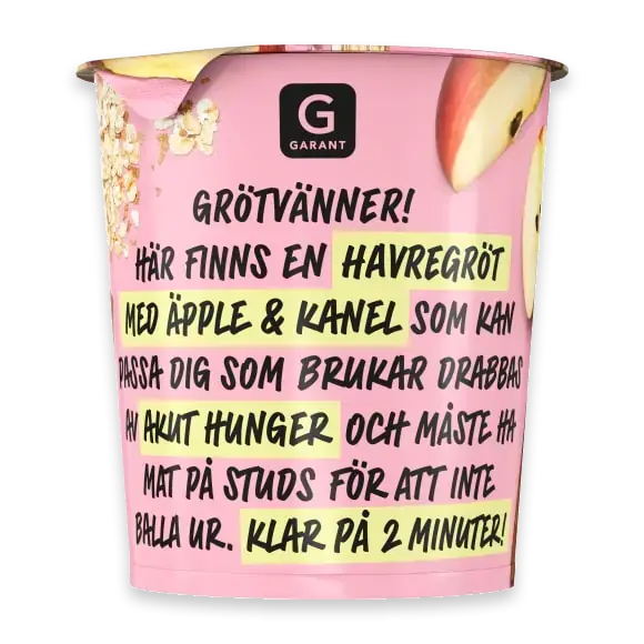 Grötkopp Äpple Kanel