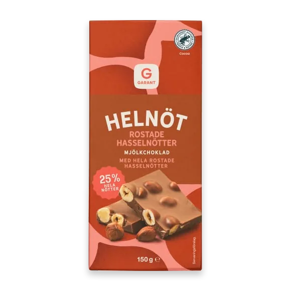 Helnöt Hassel Mjölkchoklad