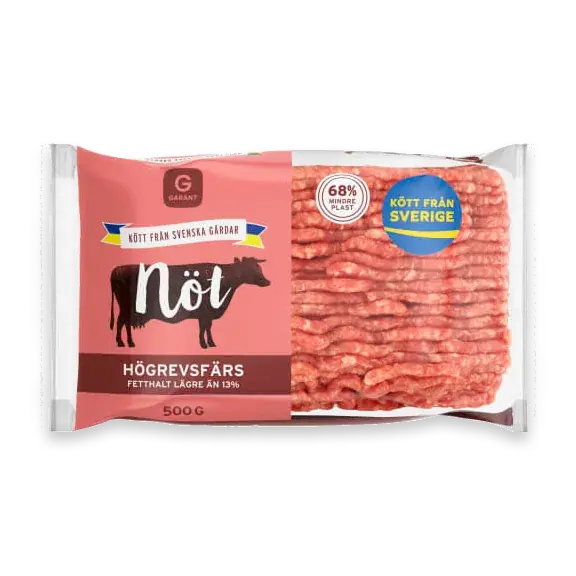 Högrevsfärs 13% Sverige