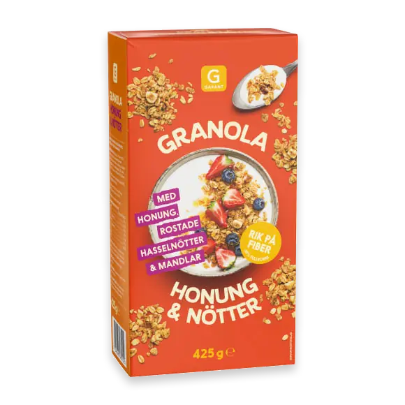 Honung Nötter Granola