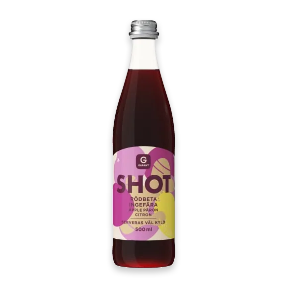 Ingefära med Rödbeta Shot