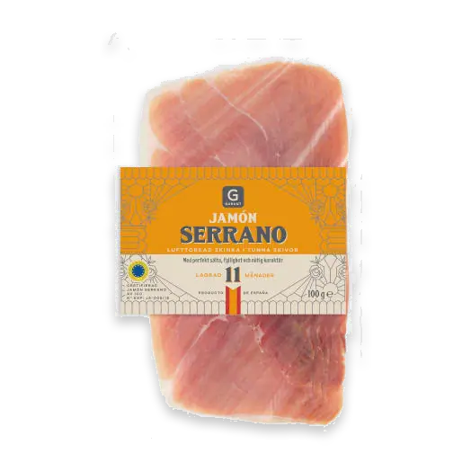Jamon Serrano 11mån Skivad