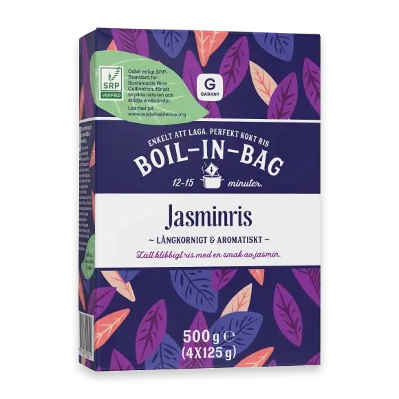Jasminris Boil-in-bag 4x125g