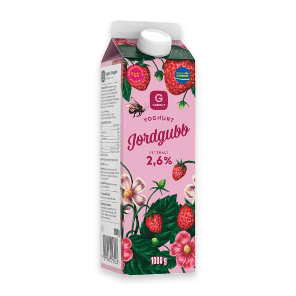 Jordgubb Yoghurt 2,6%