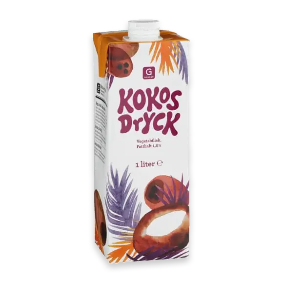Kokosdryck Vegetabilisk 1,6%