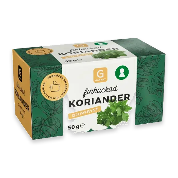 Koriander Finhackad Fryst