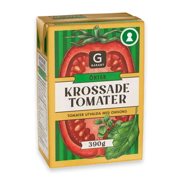 Krossade Tomater Örter