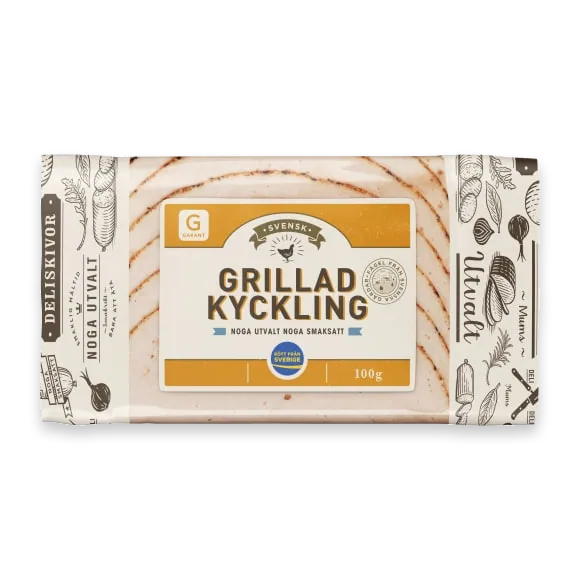 Kyckling Grillad Deliskivor