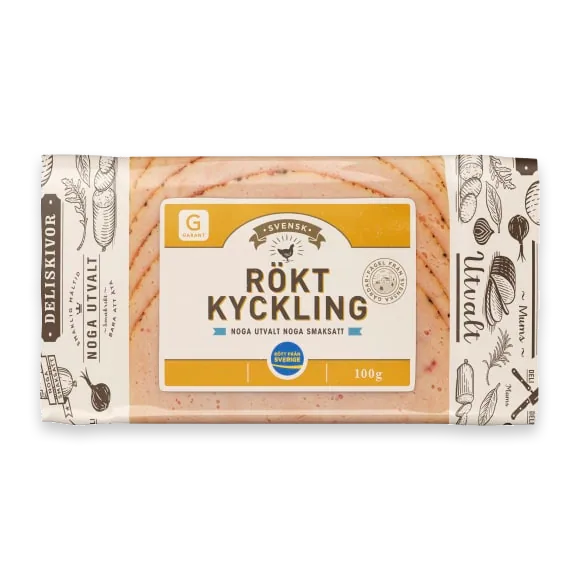 Kyckling Rökt Deliskivor
