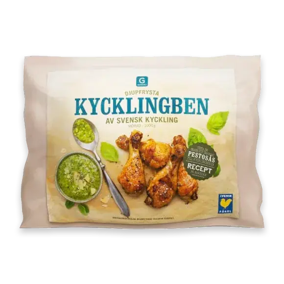 Kycklingben Fryst