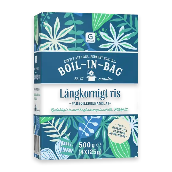 Långkornigt Ris Boil-in-bag 4x125g