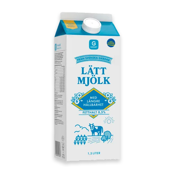 Lättmjölk Längre Hållbarhet 0,5%