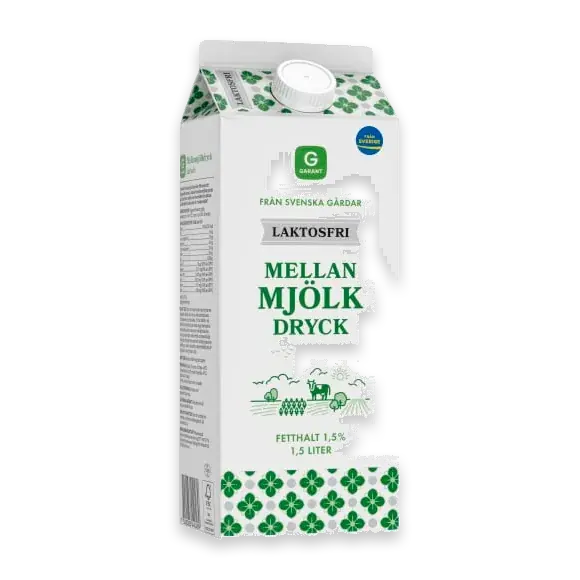 Mjölkdryck Laktosfri 1,5%